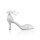 Rowan Dyeable Ivory Satin Batwing Bow Shoe Clip