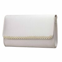 Celeste Bag ivory Satin with Perals
