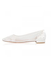Tess Satin/Mesh/Sequin Lace Flat Point